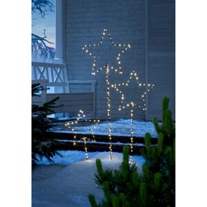 LED-Gartenstecker-Set 'Sterne' 180 LEDs 3-teilig