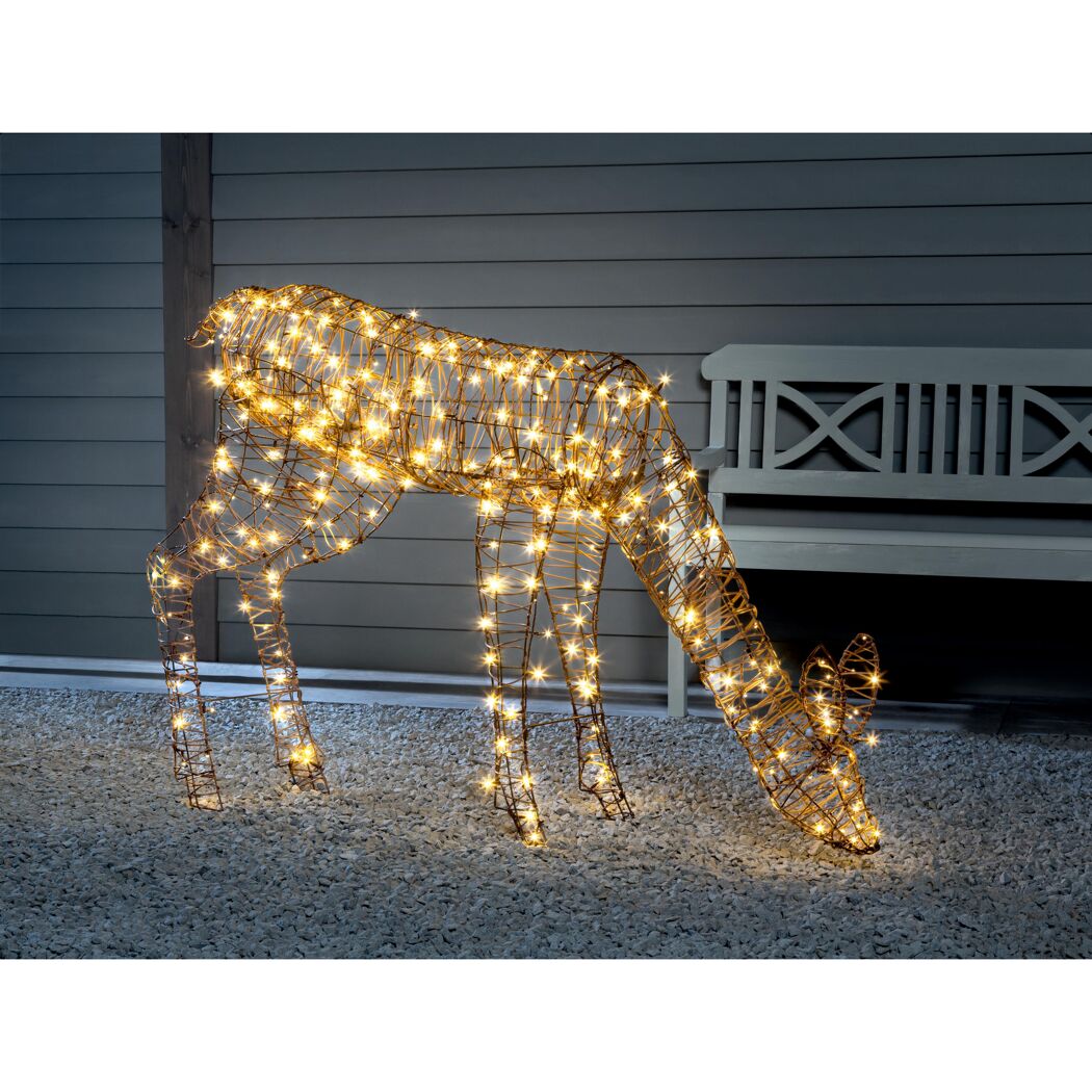 LED-Dekofigur 'Rentier' 320 LEDs warmweiß 145 x 100 cm