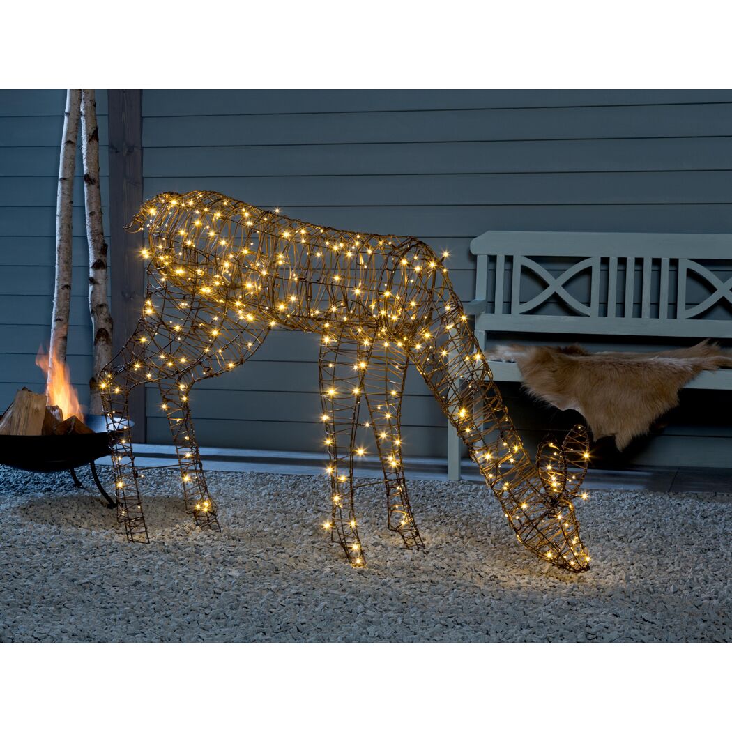 LED-Dekofigur 'Rentier' 320 LEDs warmweiß 145 x 100 cm