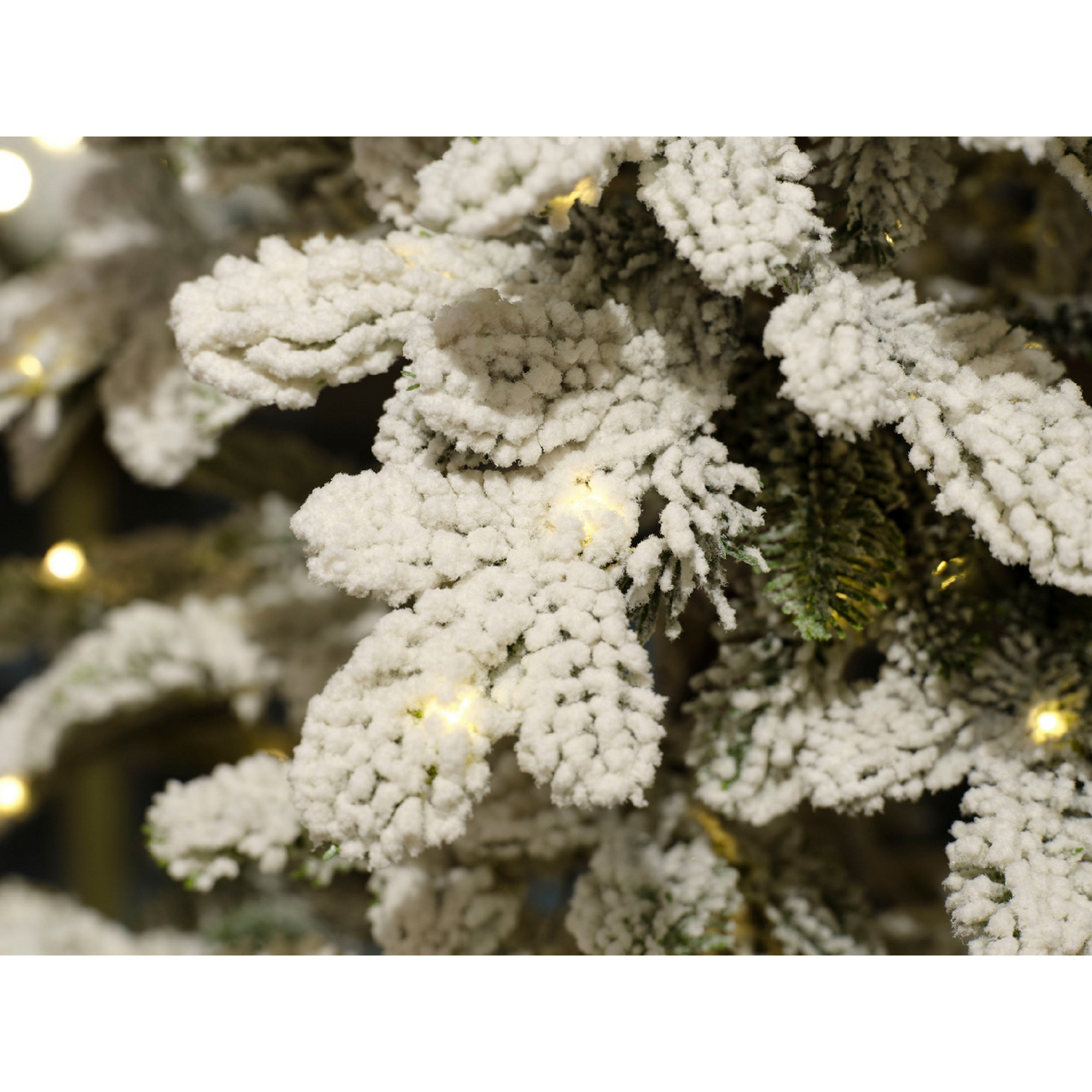 Künstlicher Weihnachtsbaum 'Alpine' grün schneebedeckt 180 cm, mit LED-Beleuchtung + product picture