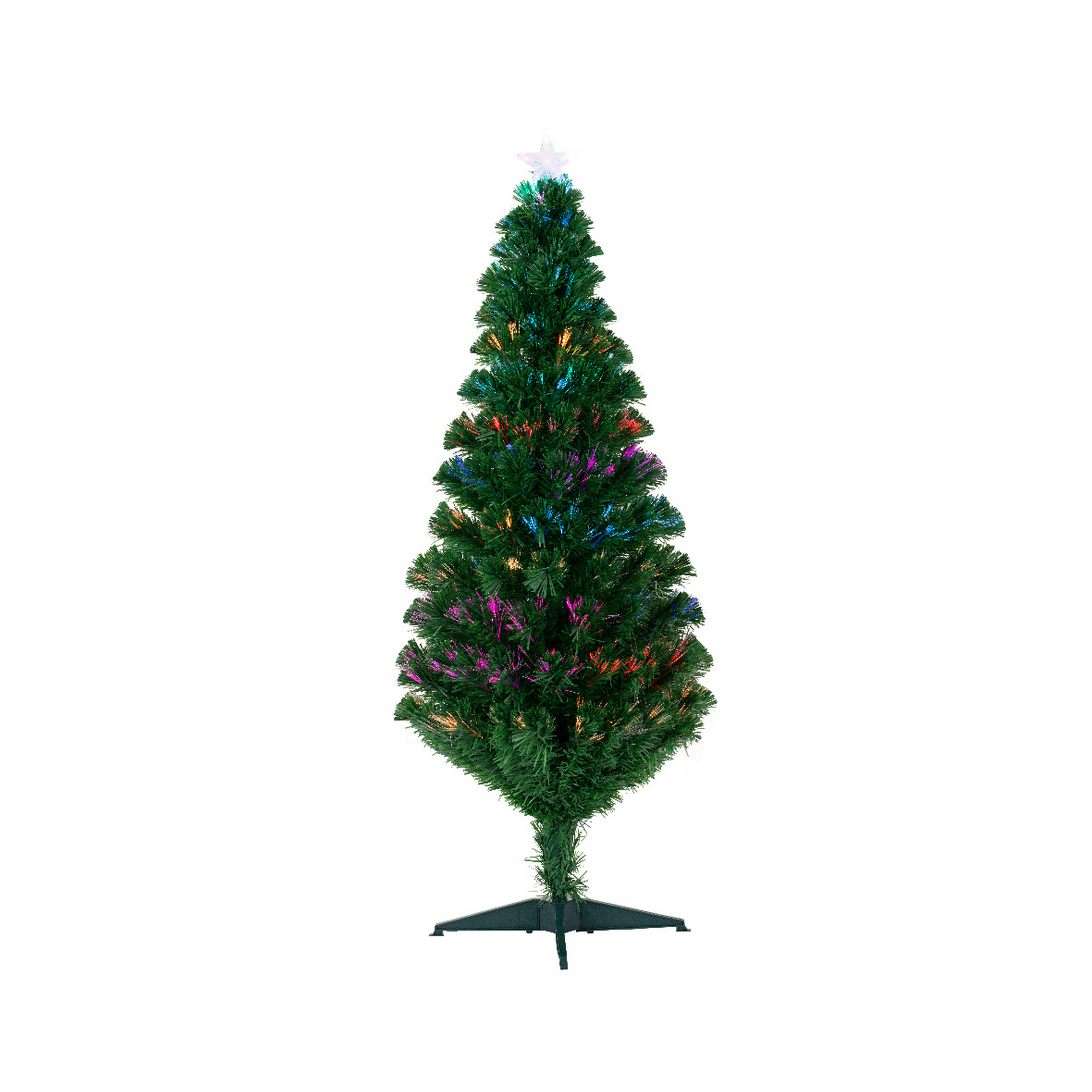 Künstlicher Weihnachtsbaum 'Burtley' grün 120 cm, mit LED-Beleuchtung + product picture