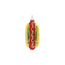 Verkleinertes Bild von Christbaumschmuck Hotdog beige/rot 5 x 10 x 3 cm