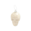 Christbaumschmuck Totenkopf weiß