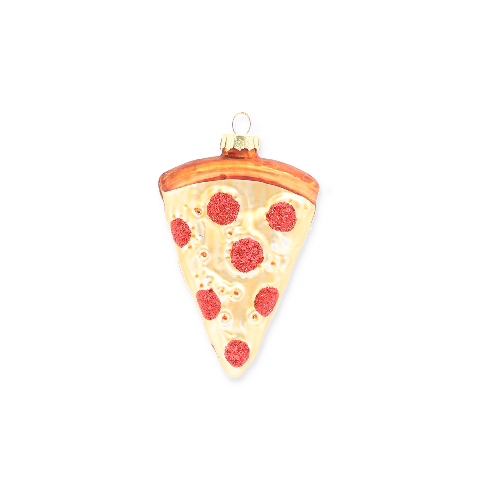 Christbaumschmuck Pizza gelb/rot 7 x 10,3 cm + product picture