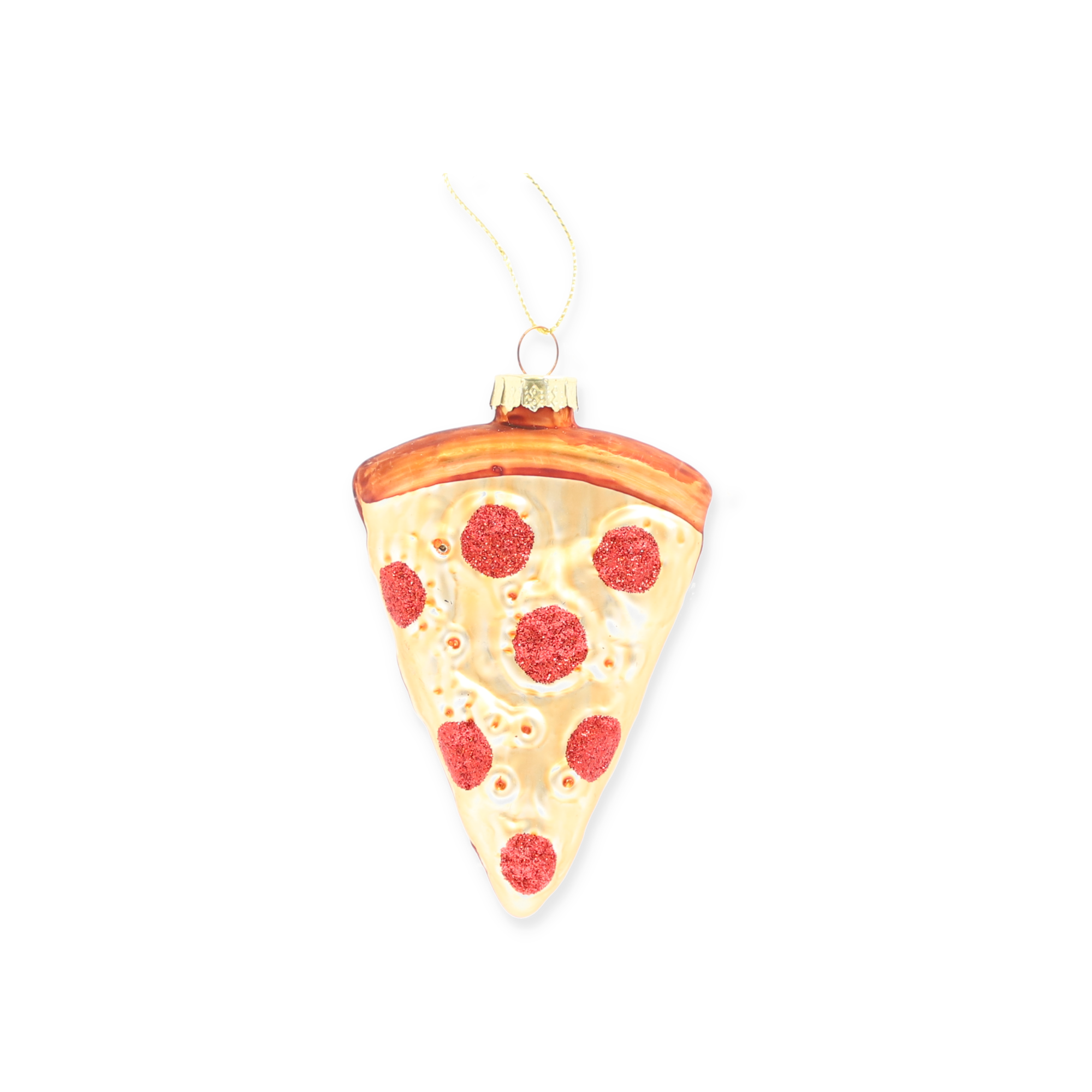 Christbaumschmuck Pizza gelb/rot 7 x 10,3 cm + product picture