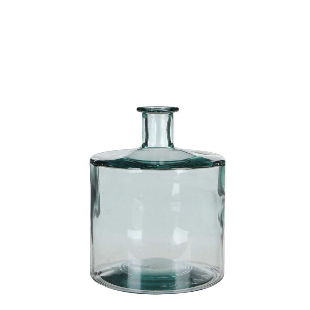 Grüne Glasflasche