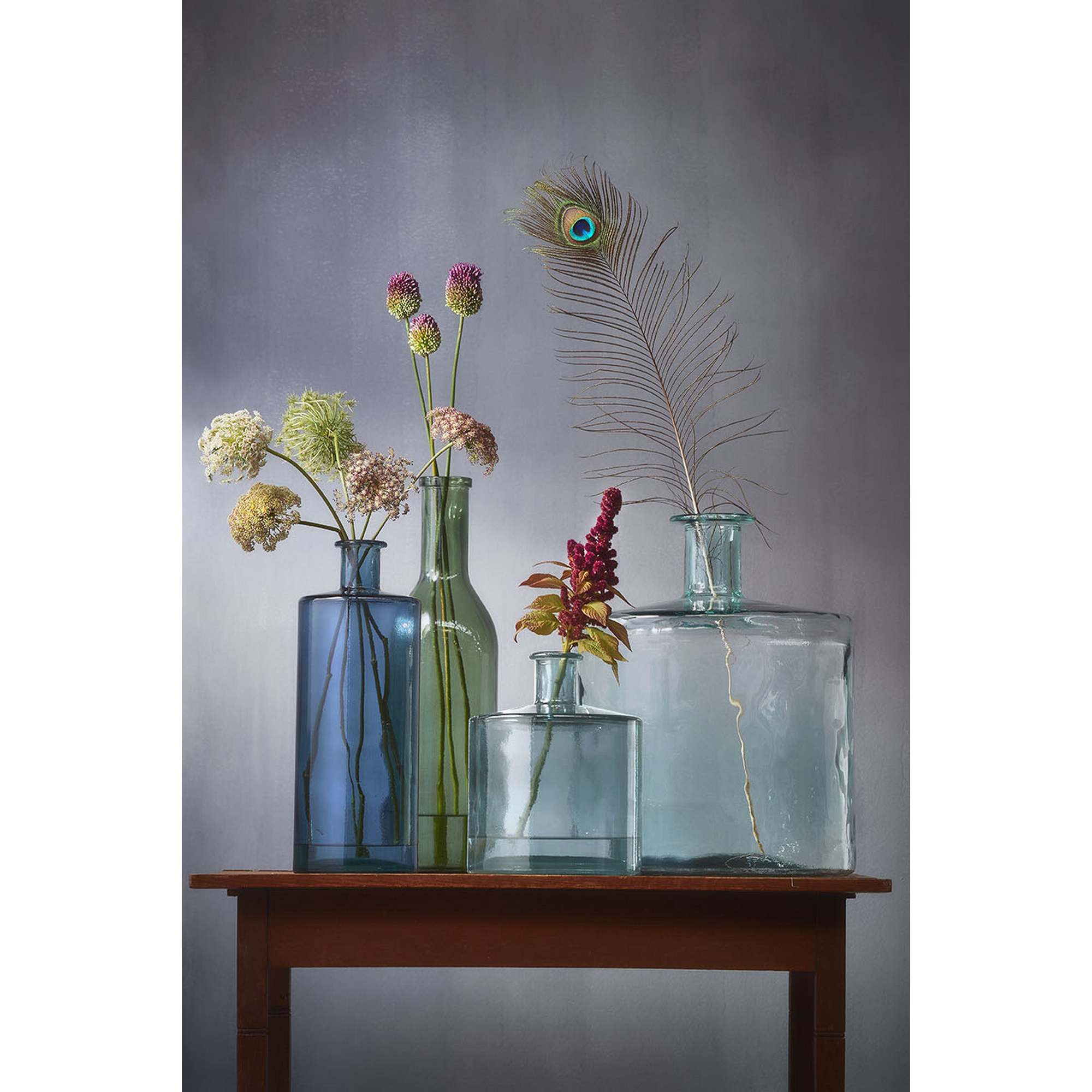 Vase 'Guan' Glas transparent Ø 21 x 26 cm + product picture