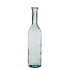 Leere längliche Glasflasche