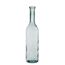 Leere längliche Glasflasche