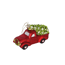 Christbaumschmuck Auto mit Baum 11,5 x 7 x 5 cm 1 Stück