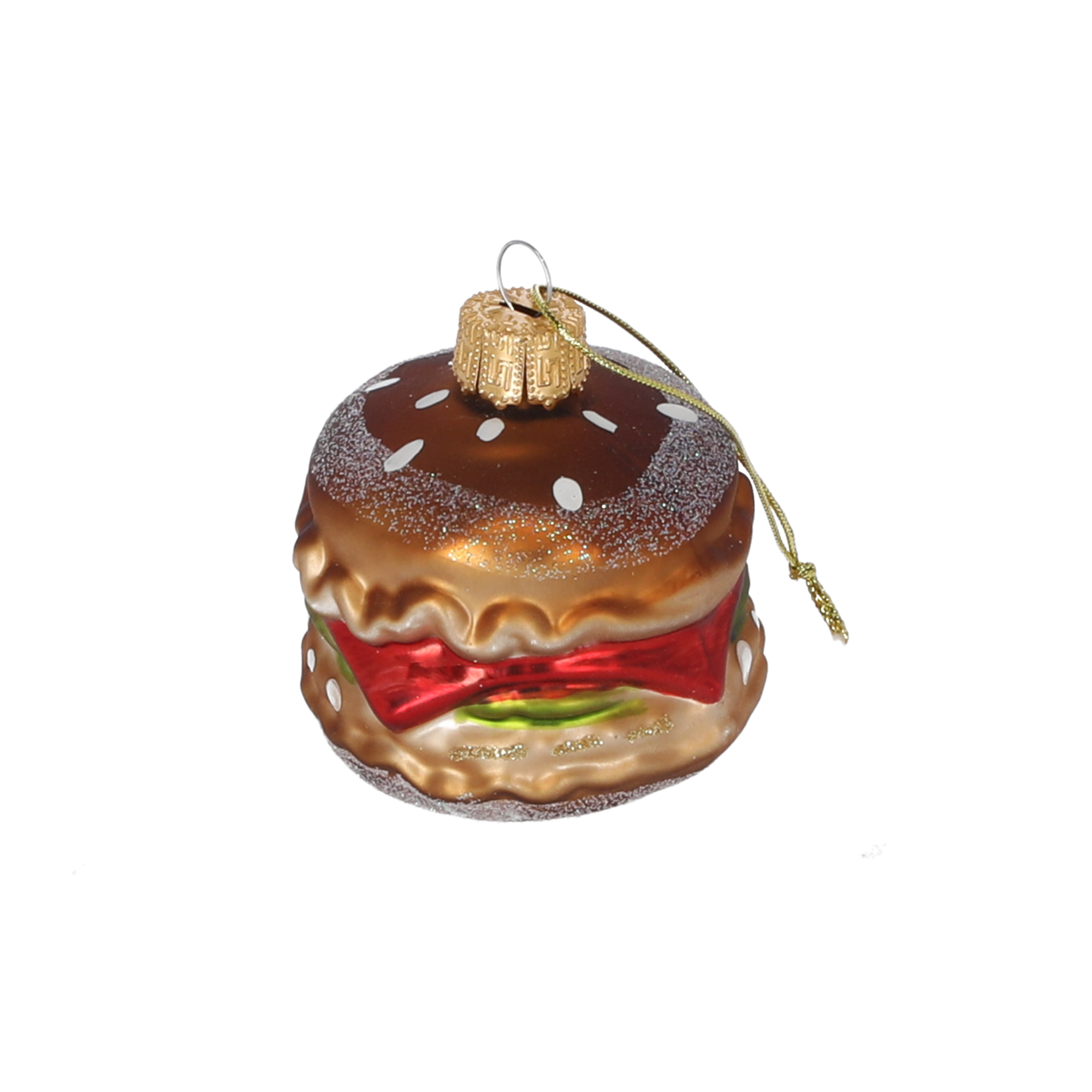 Christbaumschmuck Hamburger Ø 6,5 cm 1 Stück + product picture