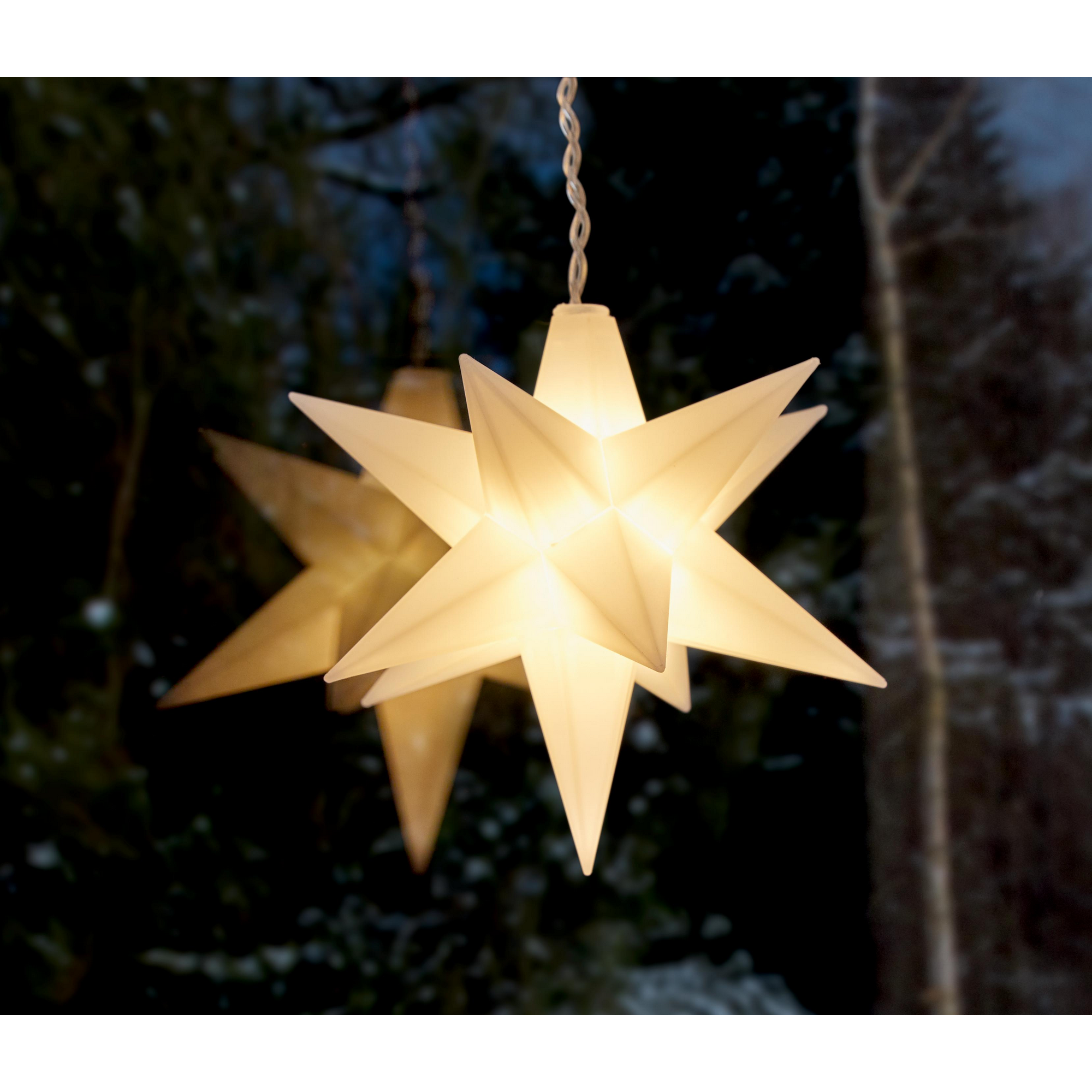 LED-Vorhang 'Sterne' 9 LEDs warmweiß + product picture