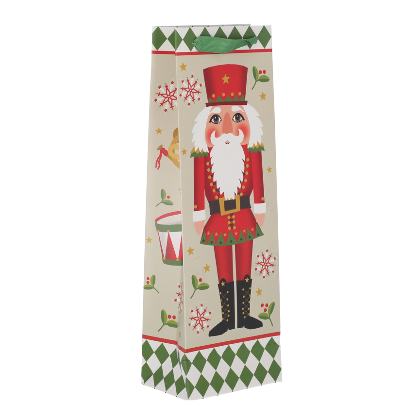 Geschenktüte mit Nussknacker-Motiv