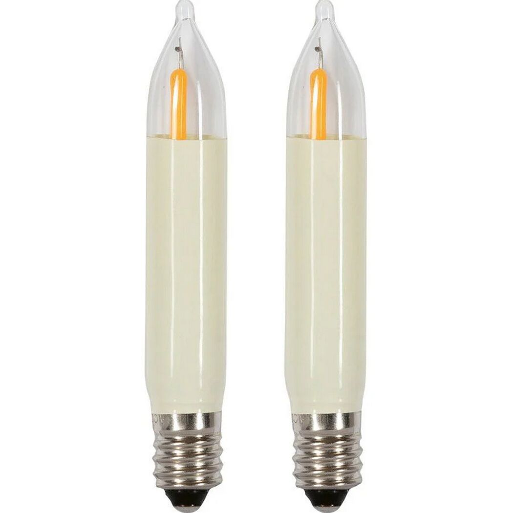 LED-Leuchtmittel Kerze klar E10 0,2 W 18 lm warmweiß