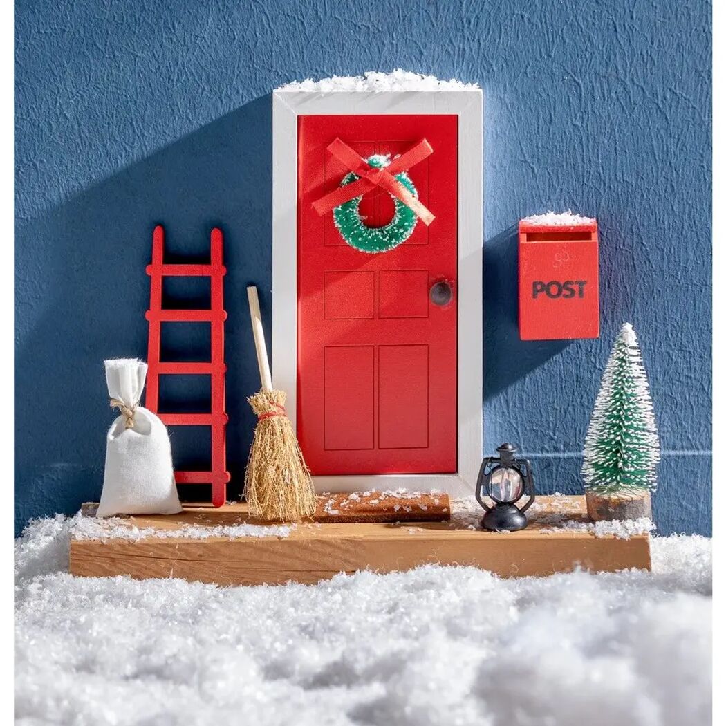 Weihnachtswichtel-Dekoration Tür