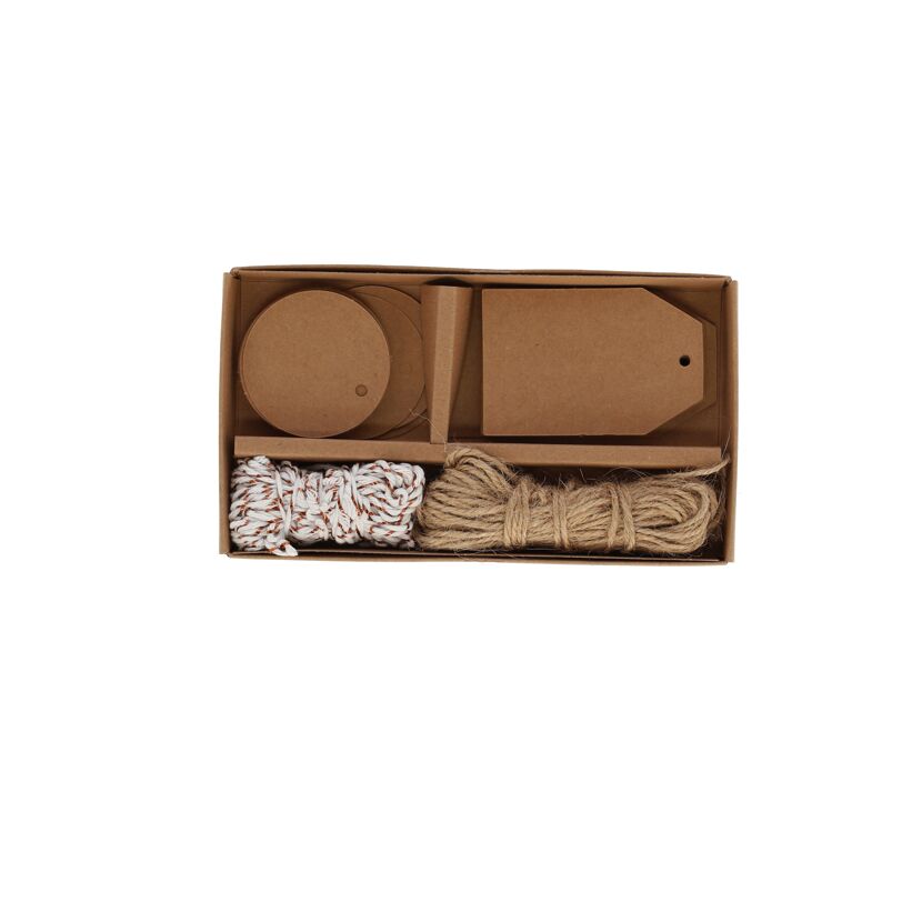 Geschenk Anhänger Set mit Schnur