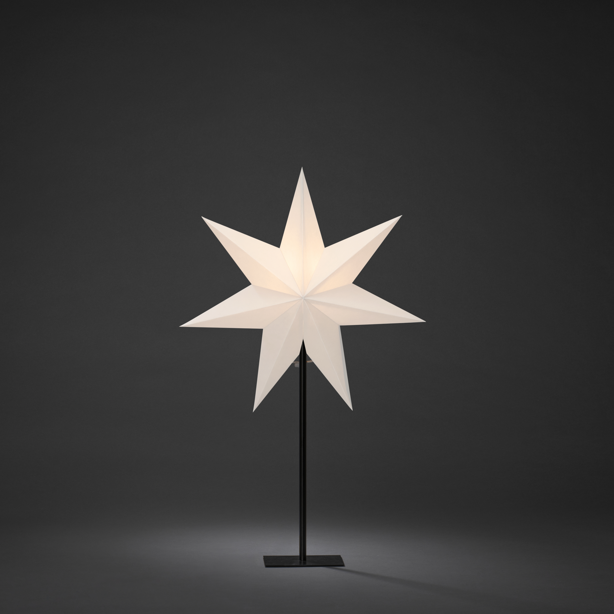 Stern mit Standfuß weiß Ø 12 x 65 cm + product picture
