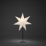 Verkleinertes Bild von Stern mit Standfuß weiß Ø 12 x 65 cm