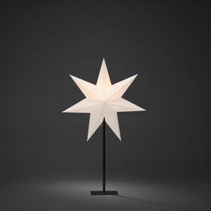 Stern mit Standfuß weiß Ø 12 x 65 cm