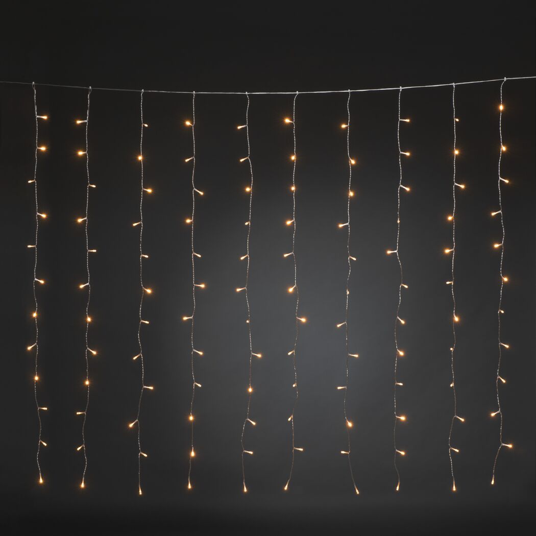 Lichterkette mit bernsteinfarbenen Lichtern