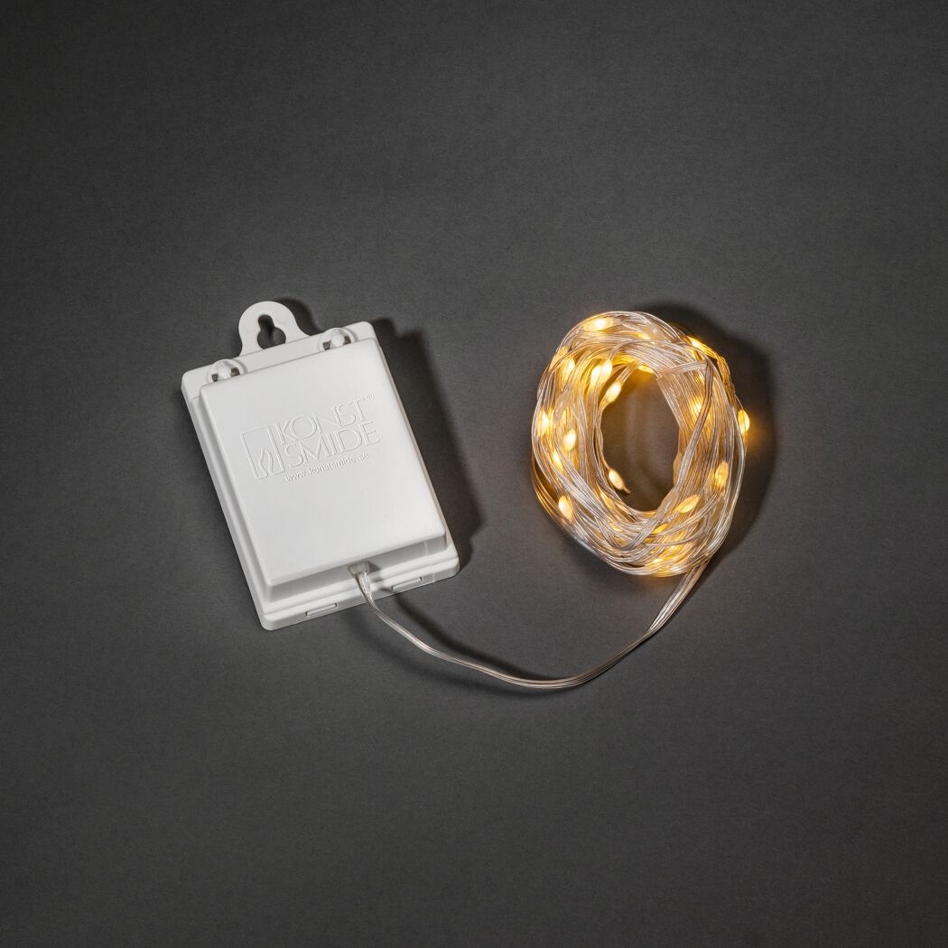 Lichterkette warmweiß mit Batteriefach