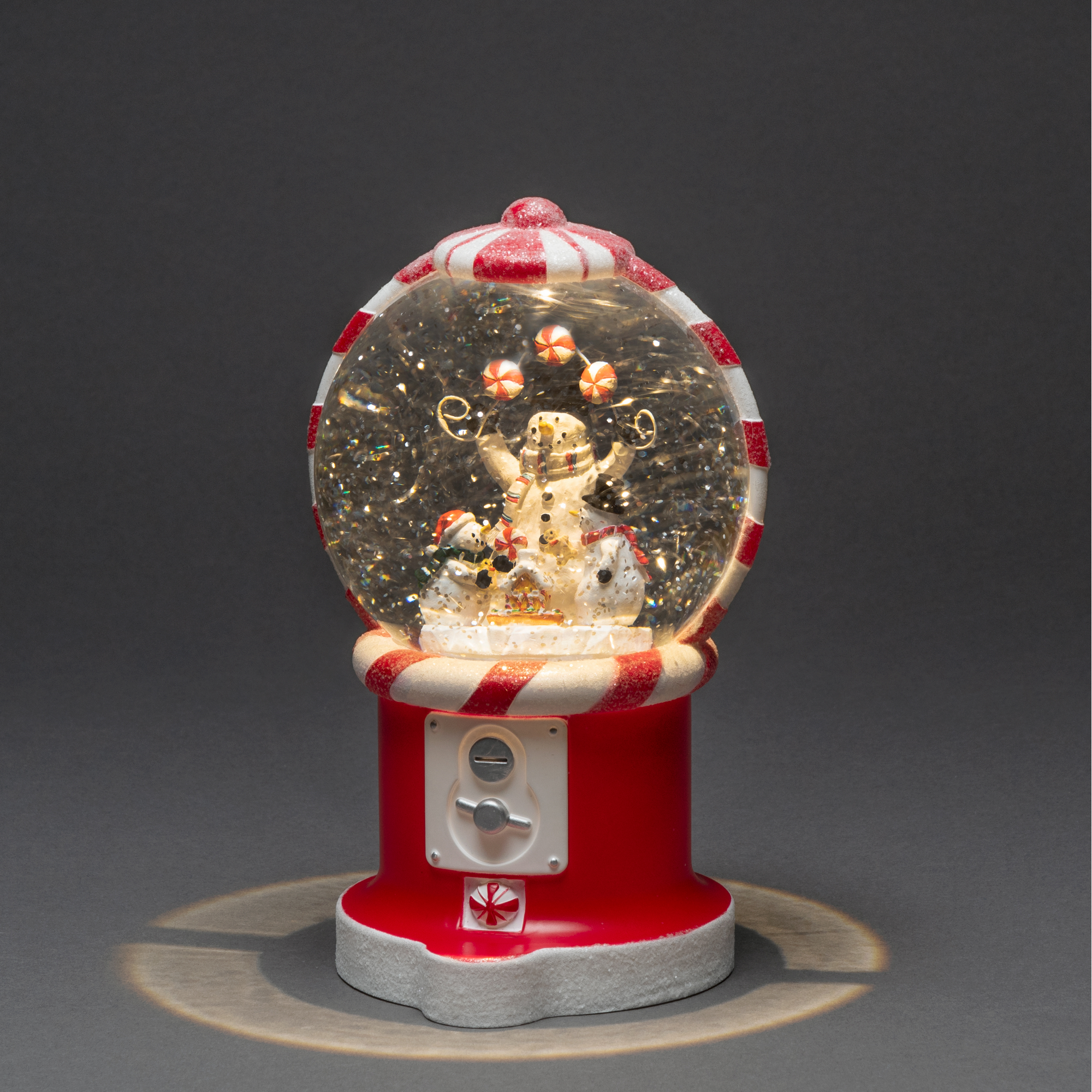 LED-Schneekugel 'Süßigkeiten-Automat' warmweiß 21 x 11 x 11 cm + product picture