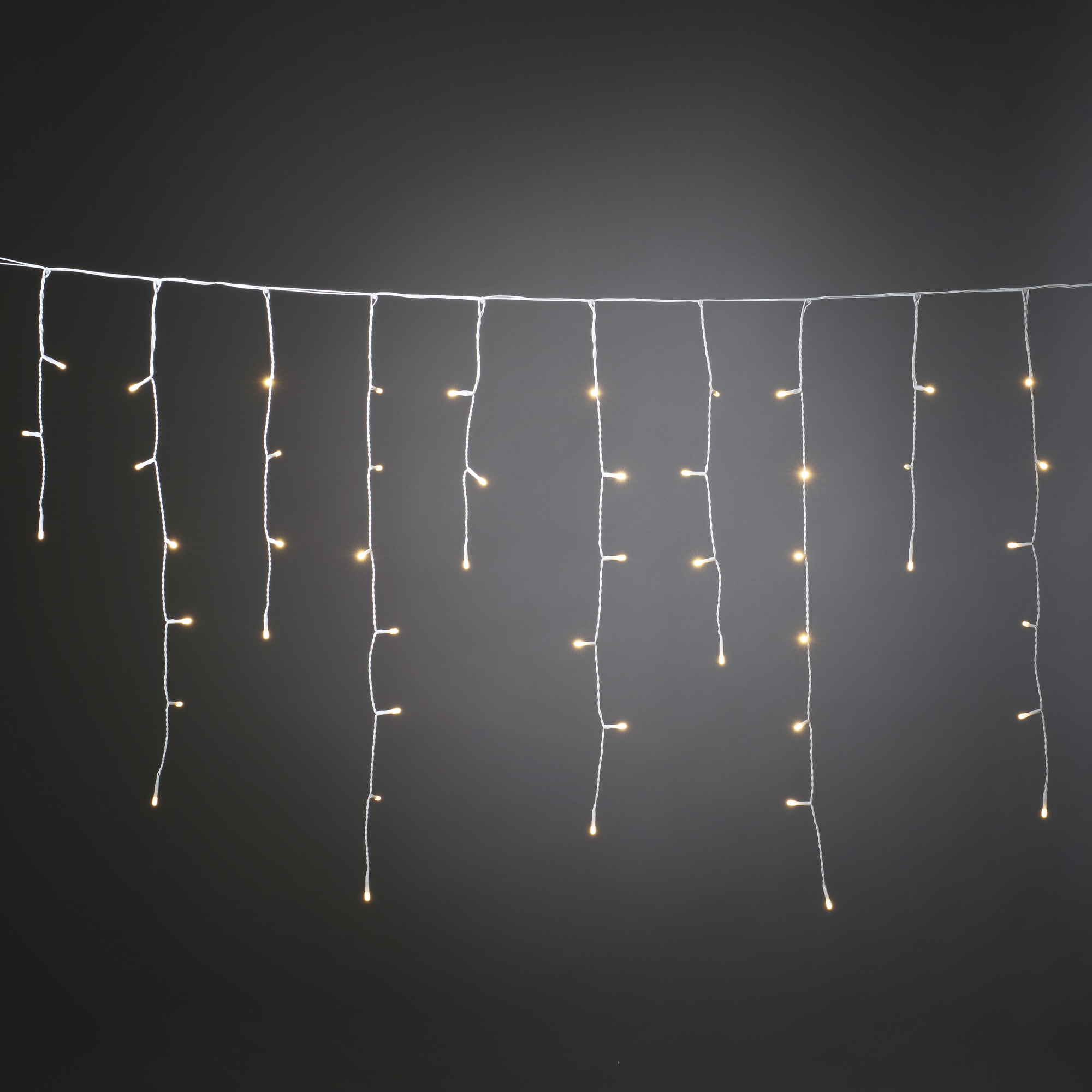 LED-Lichtervorhang 'Eisregen' 80 LEDs warmweiß 3,5 m + product picture