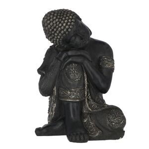 Dekofigur 'Buddha' anthrazit 41 cm