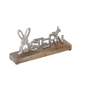 Deko-Schriftzug 'Ostern' silberfarben 23 x 11 x 5 cm