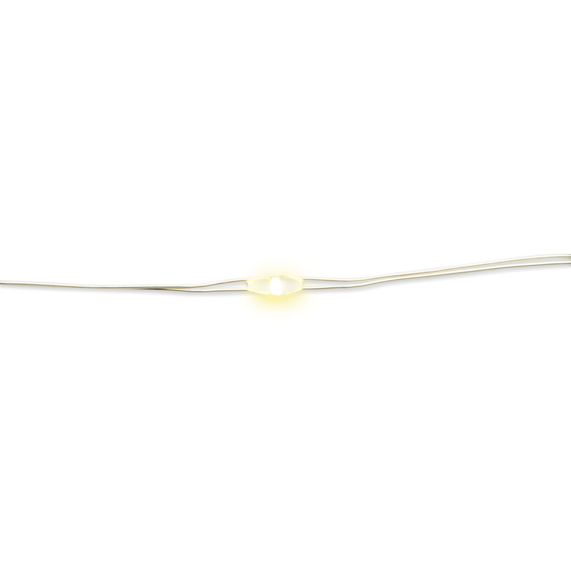 LED-Lichterdraht 640 LEDs warmweiß 190 cm