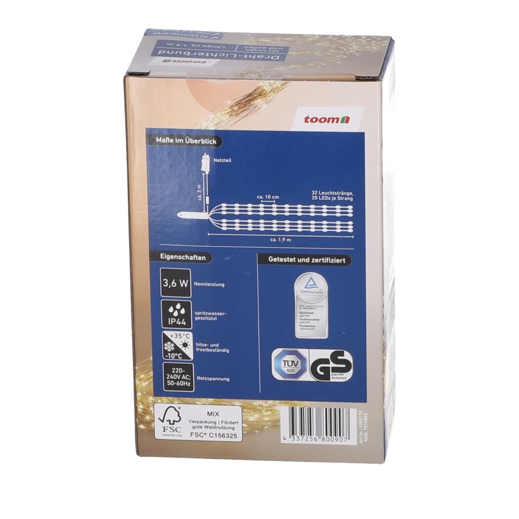Lichterkette Verpackung