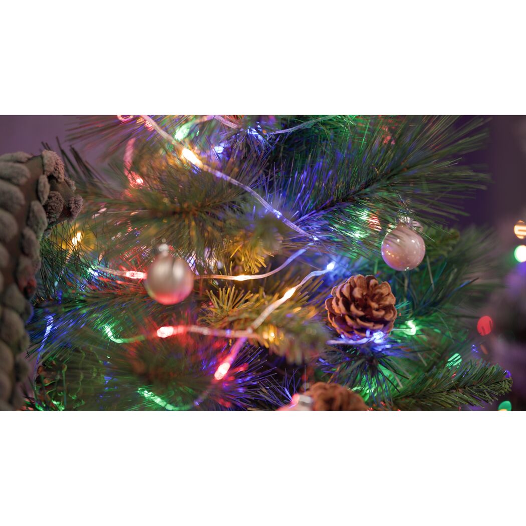 LED-Lichterkette 180 LEDs bunt 1340 cm