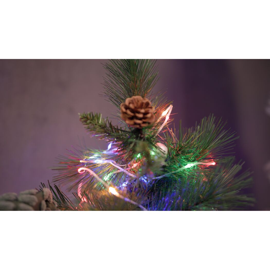 LED-Lichterkette 180 LEDs bunt 1340 cm