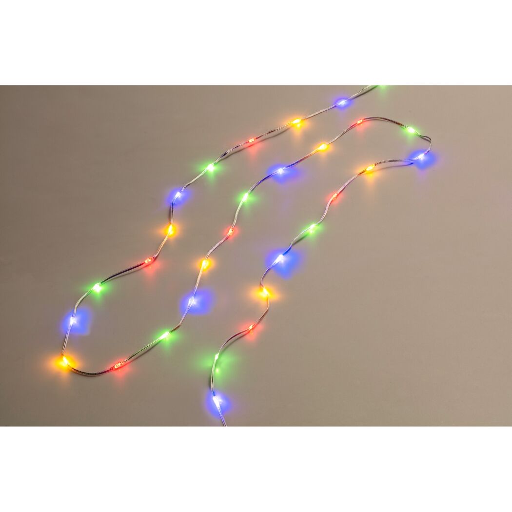 LED-Lichterkette 180 LEDs bunt 1340 cm