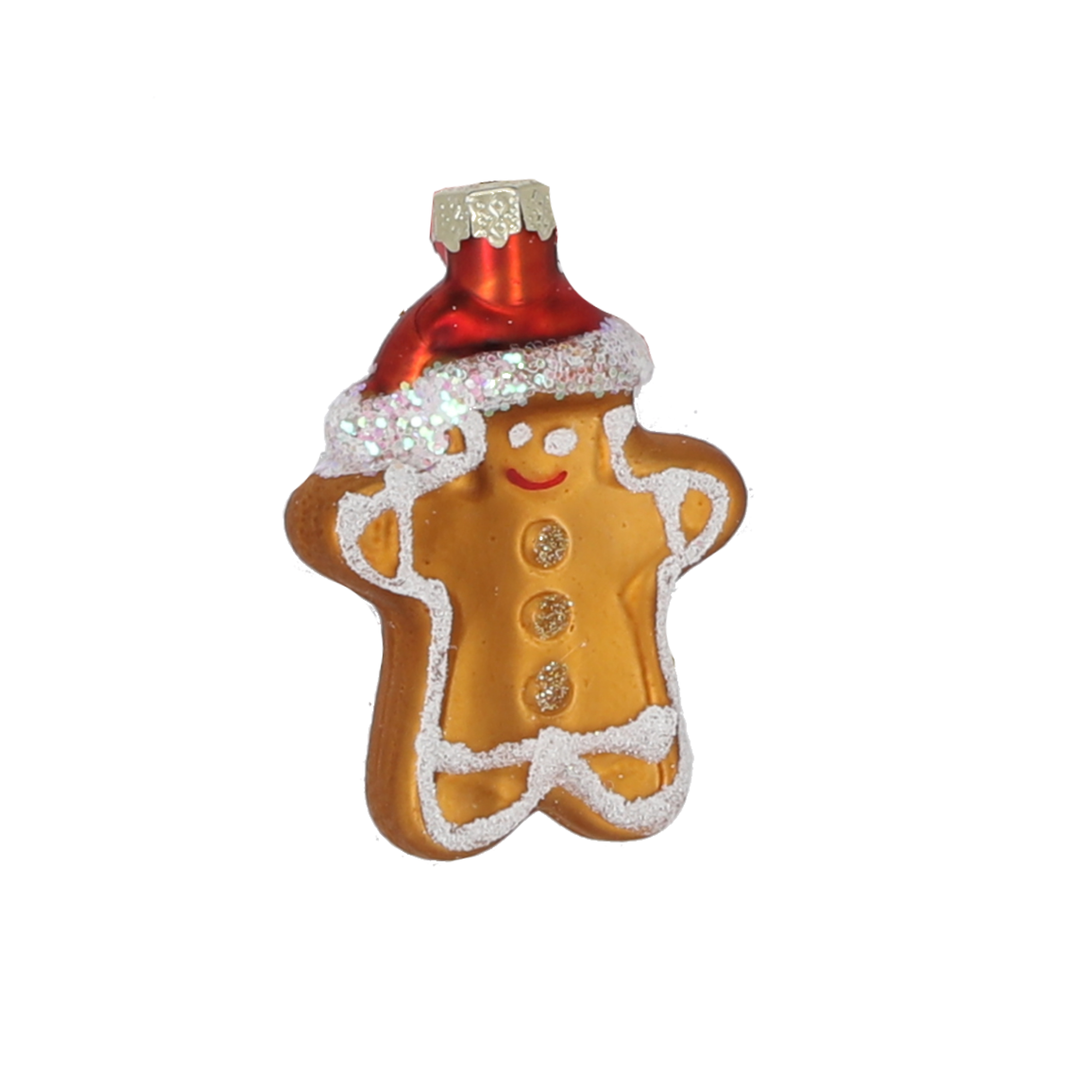 Christbaumschmuck Lebkuchen 8,5 x 8,5 x 4 cm 2 Stück