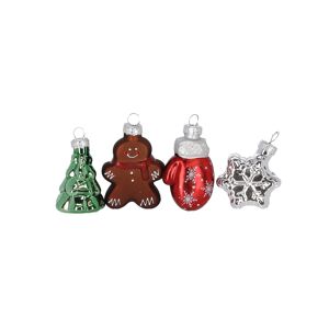 Christbaumschmuck Ornamente 4 cm 4 Stück