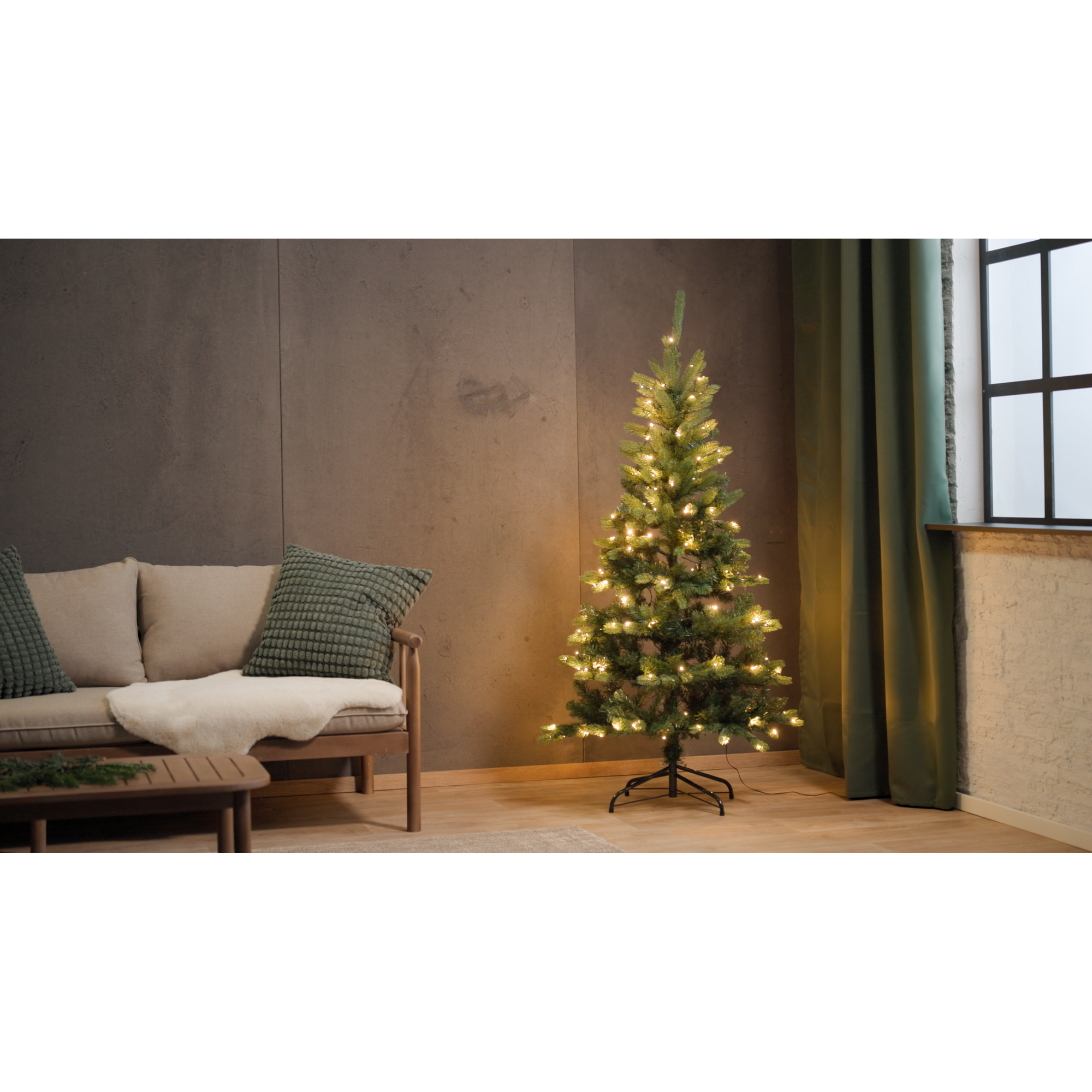 Künstlicher Weihnachtsbaum 'Bromont' Ø 80 x 150 cm