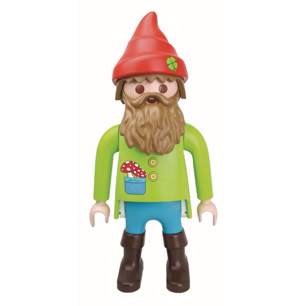 XXL-Figur 'Glücksgartenzwerg' 33,4 x 68,4 x 27,5 cm