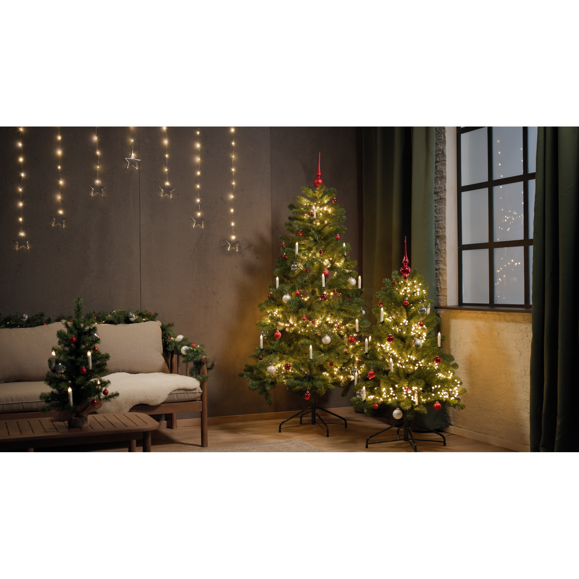 Künstlicher Weihnachtsbaum 'Keystone' grün Ø 112 x 215 cm