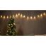 LED-Lichtervorhang Eiszapfen 32 LEDs warmweiß 470 cm