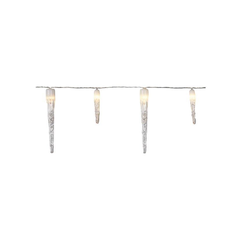 LED-Lichtervorhang Eiszapfen 32 LEDs warmweiß 470 cm