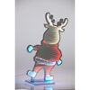 LED-Dekofigur Elch mit Infinity-Effekt 126 LEDs 56 cm