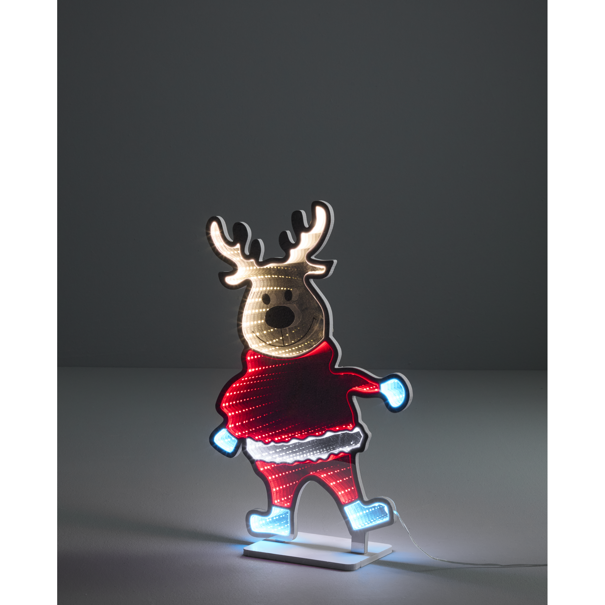 LED-Dekofigur Elch 126 LEDs 56 cm