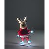 LED-Dekofigur Elch mit Infinity-Effekt 126 LEDs 56 cm