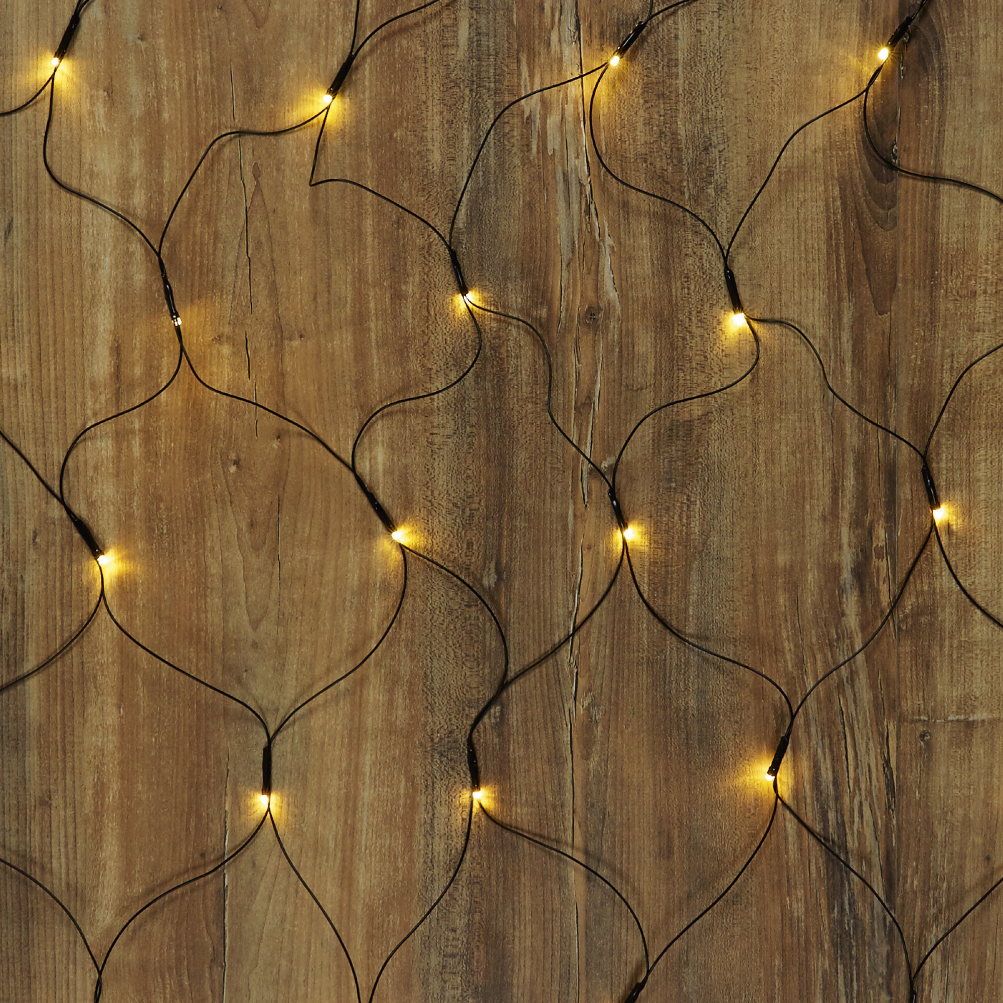 LED-Lichternetz 180 LEDs warmweiß 200 x 200 cm