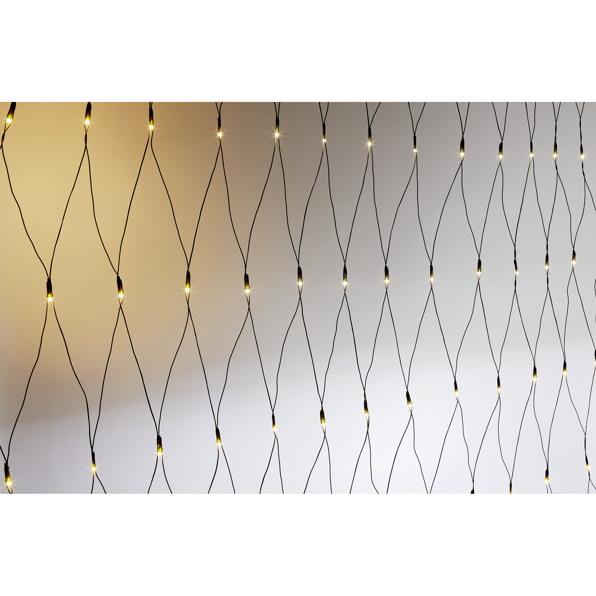 LED-Lichternetz 180 LEDs warmweiß 200 x 200 cm