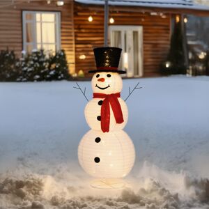 LED-Schneemann 50 LEDs 120 cm