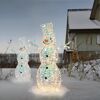LED-Schneemann 100 LEDs kaltweiß/warmweiß Ø 54 x 120 cm