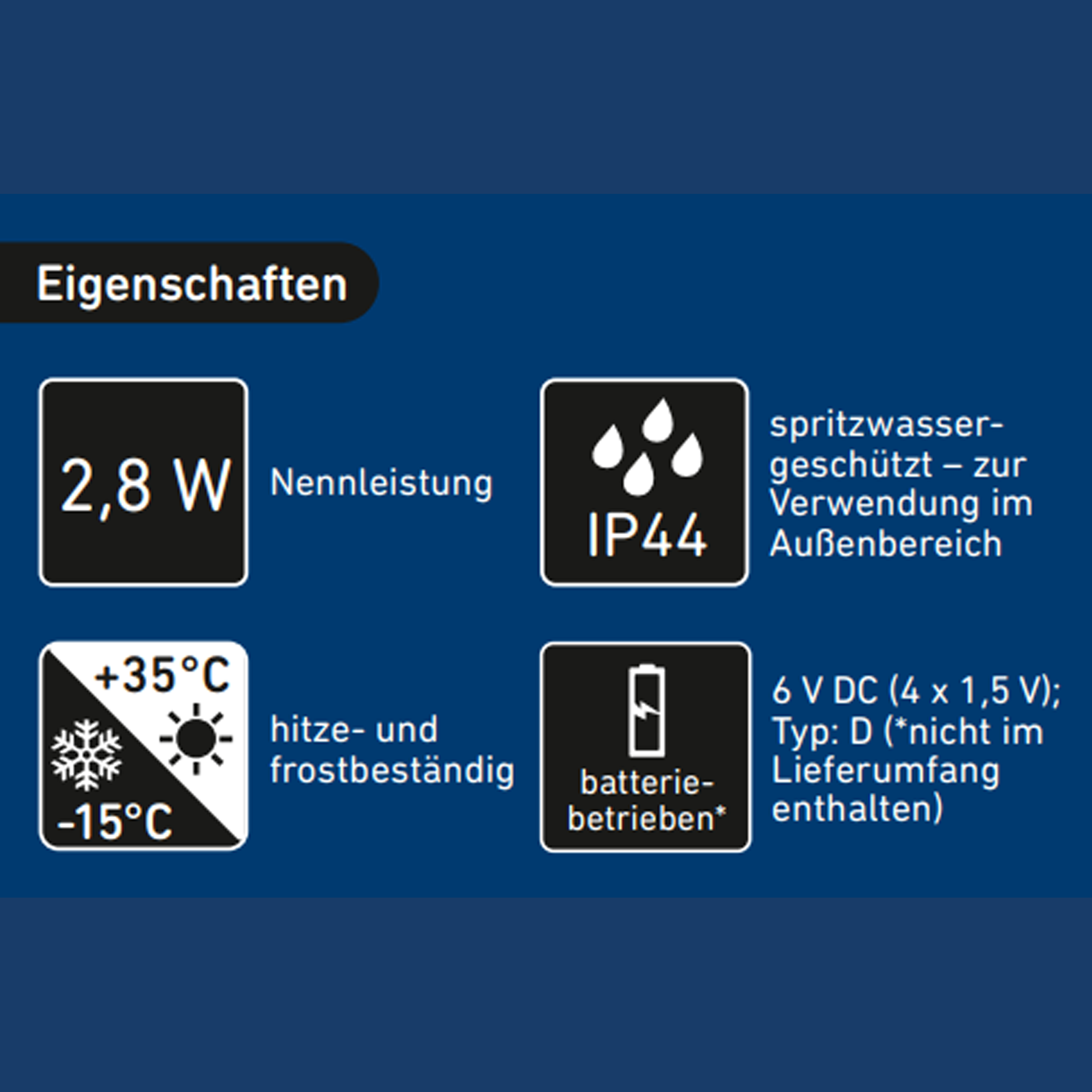 Batteriebox für toom-System 320 LEDs + product picture