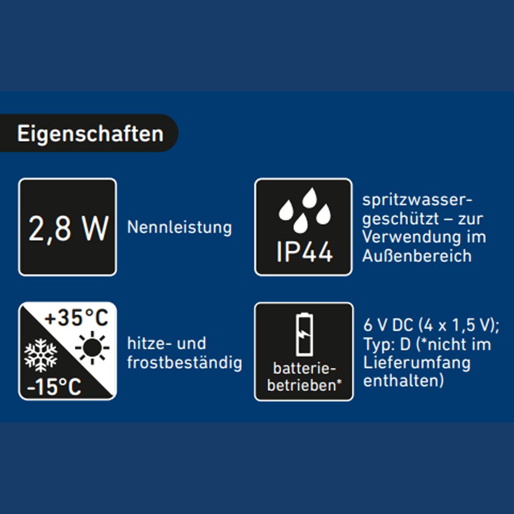 Batteriebox für toom-System 320 LEDs